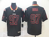 Nike 49ers 97 Nick Bosa Black Shadow Legend Limited Jersey,baseball caps,new era cap wholesale,wholesale hats